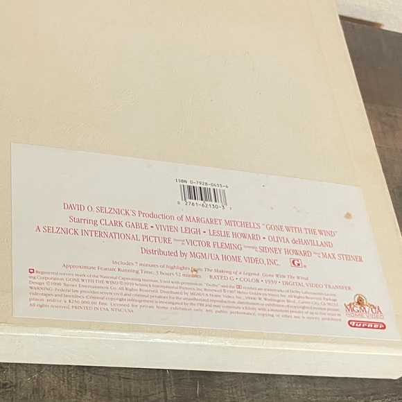 Vintage Gone with the Wind Deluxe Edition VHS set - Picture 4 of 7